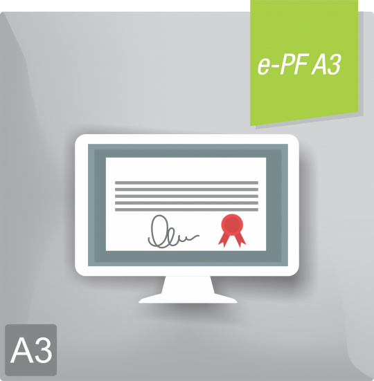 Certificado Digital para MÉDICO (e-PF A3) 3 anos 