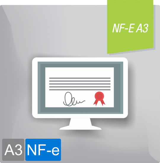 Certificado Digital para Nota Fiscal Eletrônica A3 (NF-e A3)
